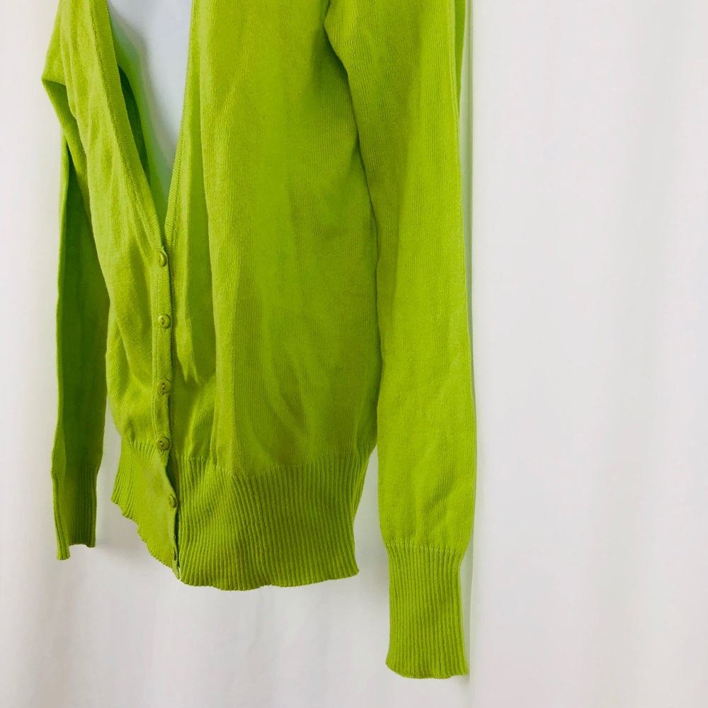 Bongo Cotton button front cardigan sweater L - Picture 9 of 14